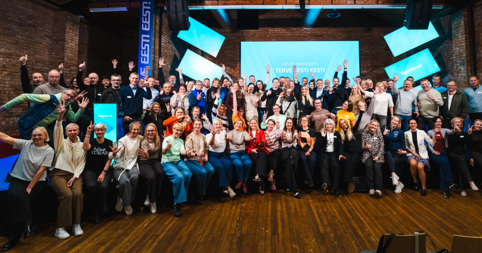 Liikumiskonverentsi 2026 osalejate grupifoto